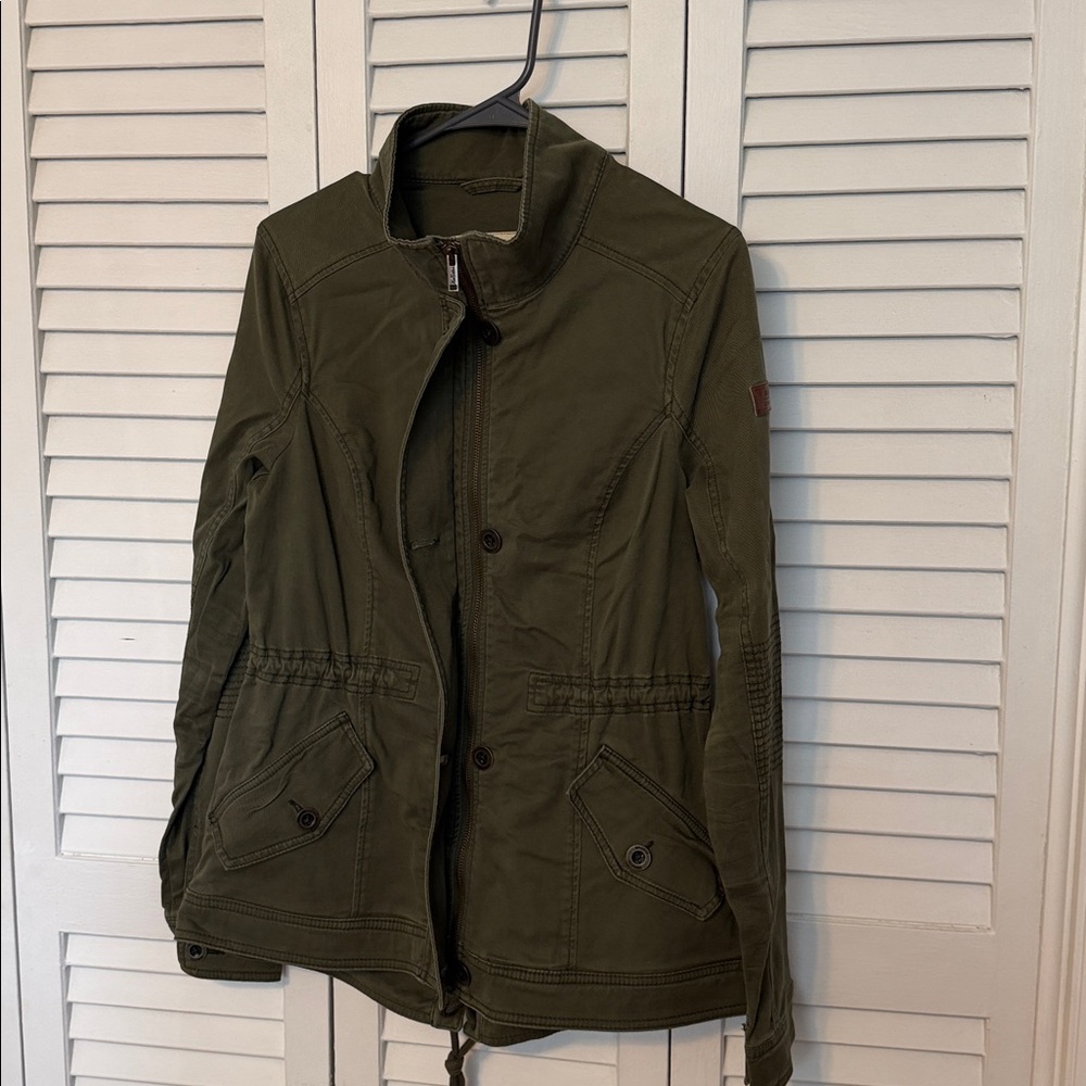 Hollister Olive Utility Jacket - Picture 4 of 7